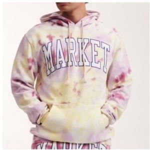 MARKET (Formerly CHINATOWN MARKET) BOARDER ARC TIE DYE HOODIE Small